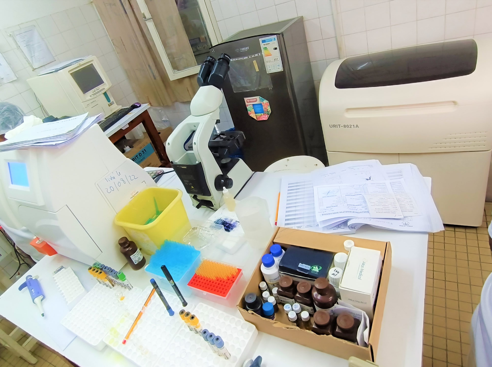 Appareils du laboratoire